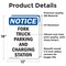 Signmission Fork Truck Parking And Charging Station OSHA Notice Sign, Vinyl Decal, 12in W x 18in L, 2PK OS-2PACK-NS-D-1218-V-12880 - alternate 5